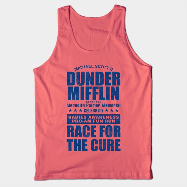 Celebrity Rabies Awareness Fun Run Race for the Cure Tank Top by huckblade